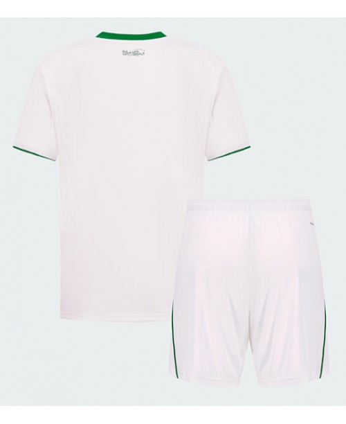 Günstige Al-Ahli Auswärts Trikotsatzt Kinder 2025-26 Kurzarm (+ Kurze Hosen)